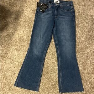 PAIGE Dark Blue Flare Jeans